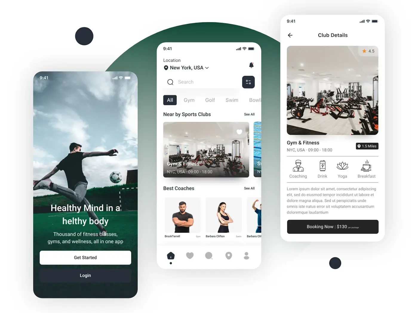 Fitness & Gym Mobile App